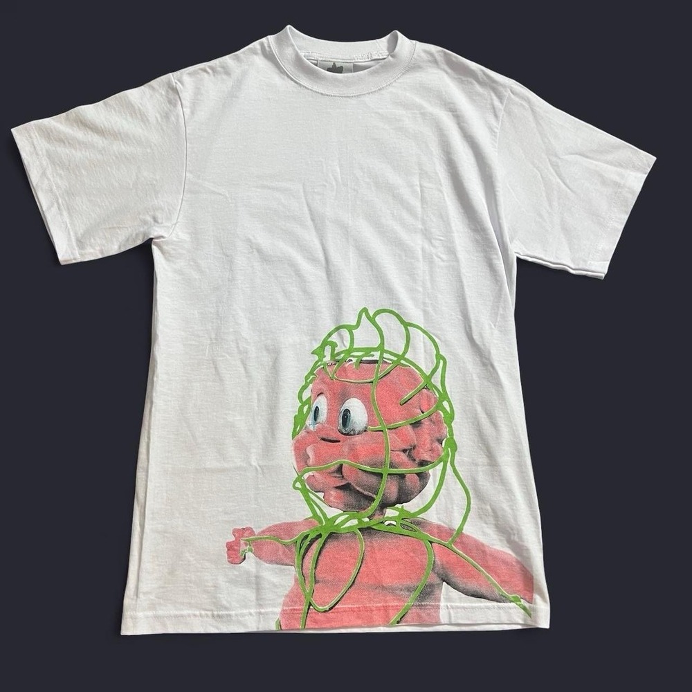 Worstcase White Short Sleeve T-Shirt Size Large Sacramento Streetwear Skate